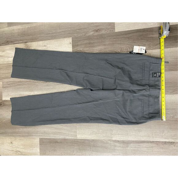 Atelier Luxe NWT Gray Pinstripe Dress Straight Leg Pants, Sz 10, MSRP $98 - Picture 9 of 10